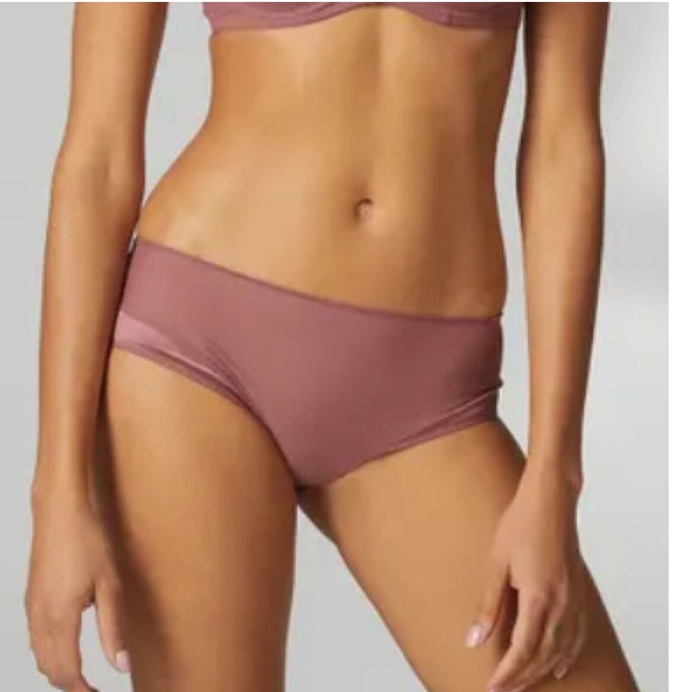 Simone Perele Panties 3 Medium Dusty Rose Mauve Pink Neon Boyshorts Brief